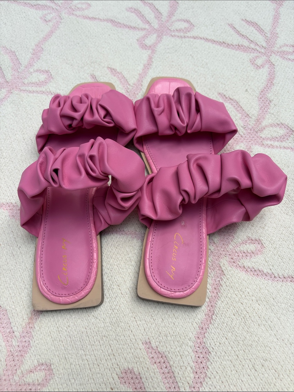 Pink Ruffle Sandals - Picture 4 of 9